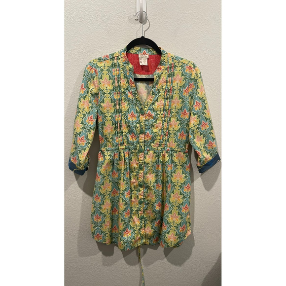 MATILDA JANE Floral 3/4 Sleeve Tunic - Picture 2 of 5